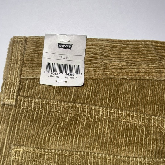 Levi's Low Pro Corduroy Pants Women's 29x30 Relaxed Straight Leg‎ Tan NWT - Picture 7 of 9
